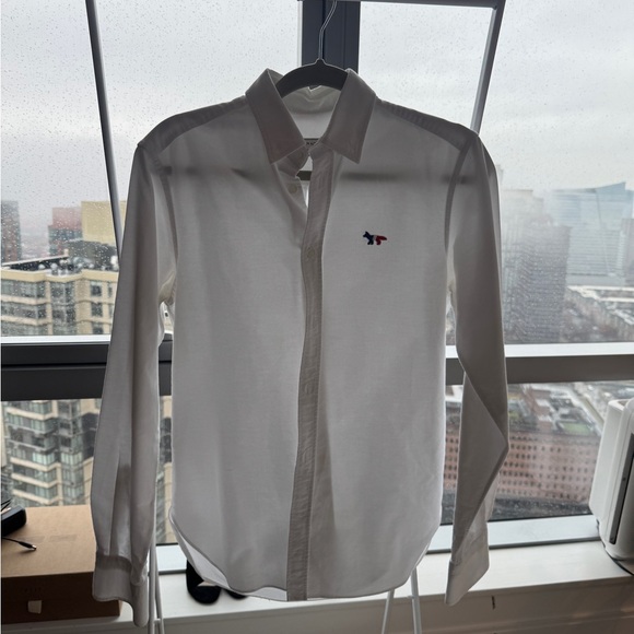 Maison Kitsune Men’s Oxfort Shirt - Picture 1 of 5